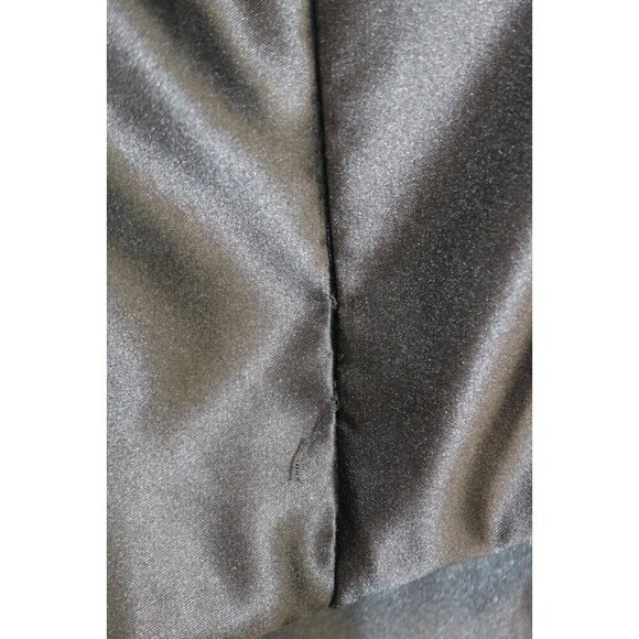 Cach'e Black Strapless Satin Party Dress-Jeweled Pin-Size 8-Whimsigoth - Picture 14 of 14